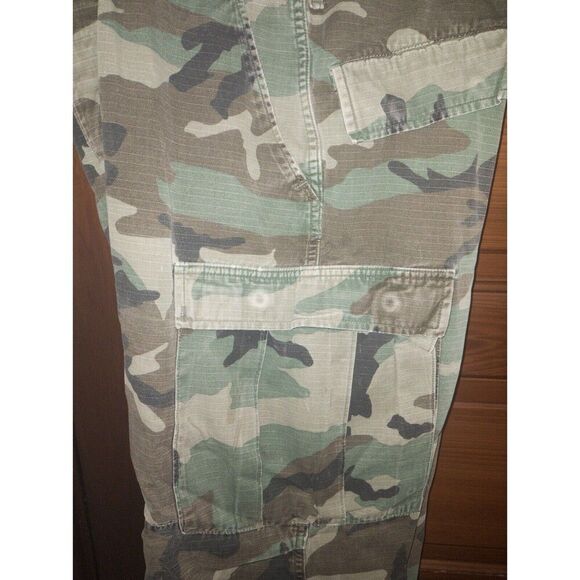 USMC Uniform SGT Rank Service Khaki Shirt SZ 15 & Camo Pants SZ Small Regular - Picture 4 of 14